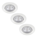 Philips - KOMPLEKT 3x LED Süvistatav valgusti LED/4.5W/230V 2,700K