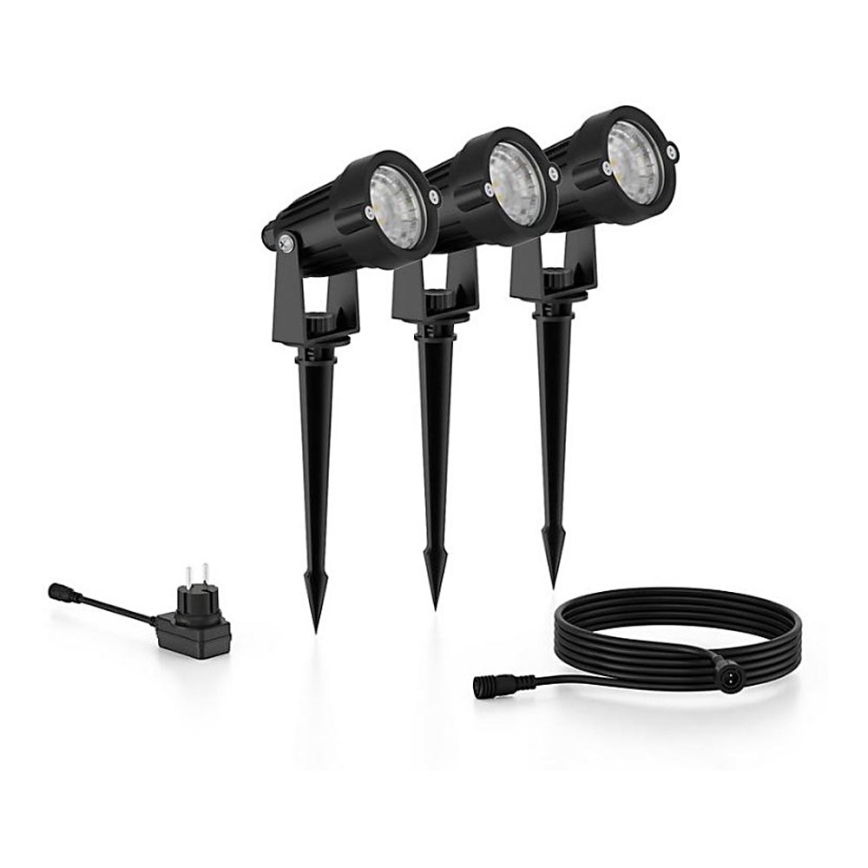 Philips - KOMPLEKT 3x LED Väli kohtvalgusti CASPER LED/1,5W/24/230V IP44