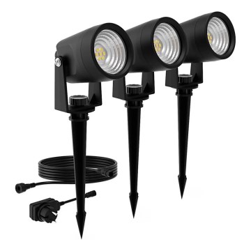 Philips - KOMPLEKT 3x LED Välivalgusti GARDENLINK REUEL LED/1,5W/230V 2700K IP44