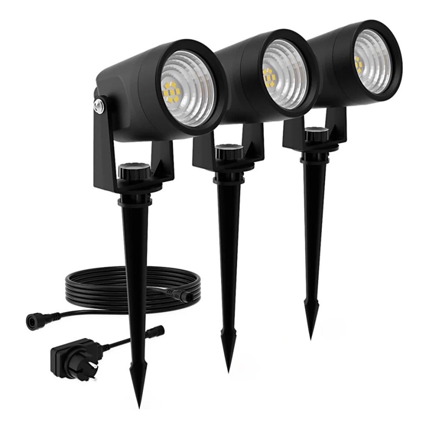 Philips - KOMPLEKT 3x LED Välivalgusti GARDENLINK REUEL LED/1,5W/230V 2700K IP44