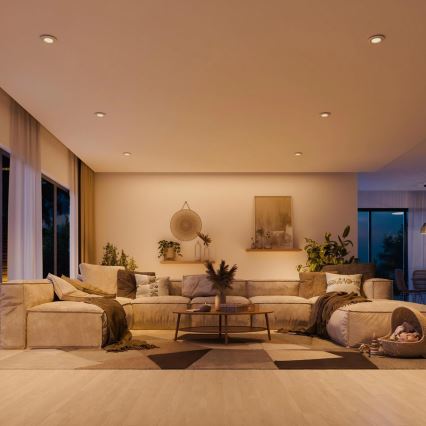 Philips - Komplekt 3x süvistatavaid laevalgusteid PERIDOT 1xGU10/7W/230V valge