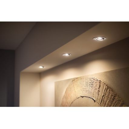 Philips - KOMPLEKT 3x LED Hämardatav süvistatav valgusti Hue MILLISKIN 1xGU10/4,2W/230 2200-6500K