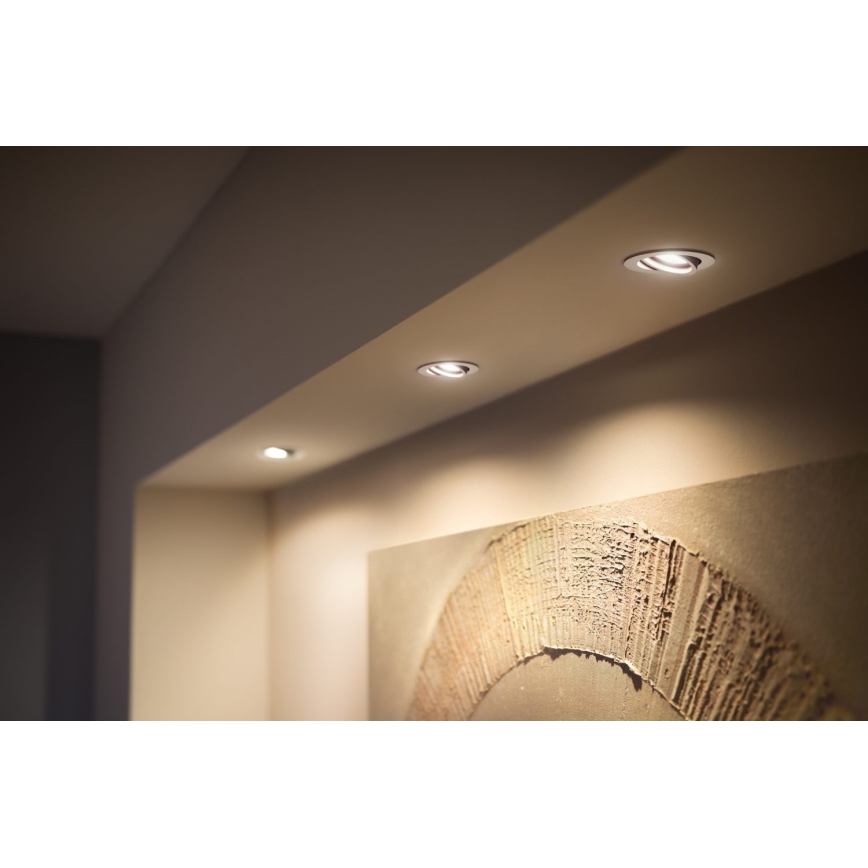 Philips - KOMPLEKT 3x LED Hämardatav süvistatav valgusti Hue MILLISKIN 1xGU10/4,2W/230 2200-6500K
