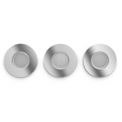 Philips - KOMPLEKT 3x LED Hämardatav süvistatav valgusti vannituppa Hue ADORE BATHROOM 1xGU10/4,2W/230V 2200-6500K IP44