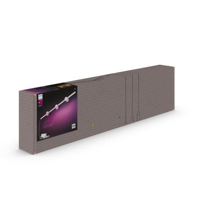 Philips - KOMPLEKT 3x LED RGB Hämardatav kohtvalgusti rööbassüsteemile Hue PERIFO LED RGB/15,6W/230V 2000-6500K