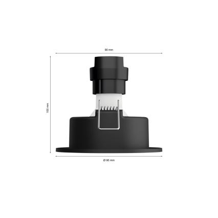 Philips - KOMPLEKT 3xLED RGBW Hämardatav süvistatav valgusti Hue CENTURA 1xGU10/4,2W/230V 2000-6500K