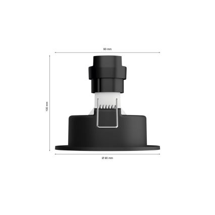 Philips - KOMPLEKT 3xLED RGBW Hämardatav süvistatav valgusti Hue CENTURA 1xGU10/4,2W/230V 2000-6500K