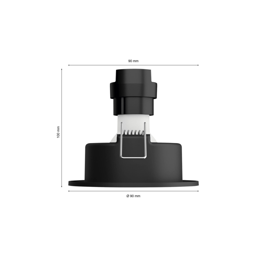Philips - KOMPLEKT 3xLED RGBW Hämardatav süvistatav valgusti Hue CENTURA 1xGU10/4,2W/230V 2000-6500K