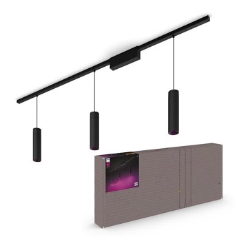 Philips - Komplekt 3× LED RGBW hämardatavat kaabliga rippvalgustit Hue liistkinnitussüsteemile PERIFO LED/15,6W/230V 2000-6500K