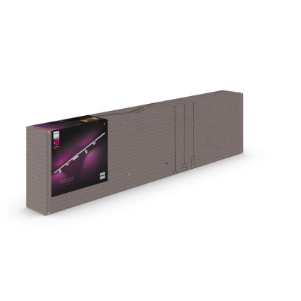 Philips  - SET 4xLED RGB Hämardatav kohtvalgusti rööbassüsteemile Hue PERIFO LED RGB/20,8W/230V 2000-6500K