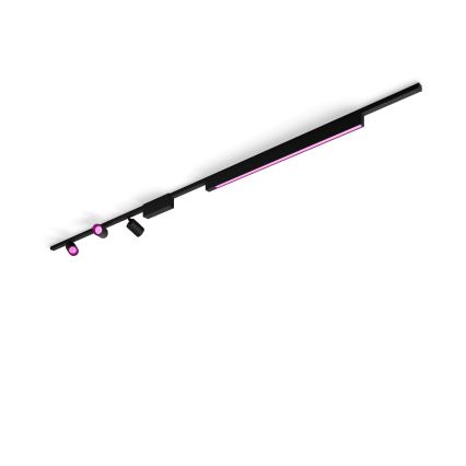 Philips - KOMPLEKT 4x LED RGB Hämardatav valgusti rööbassüsteemile Hue PERIFO LED RGB/44,6W/230V 2000-6500K