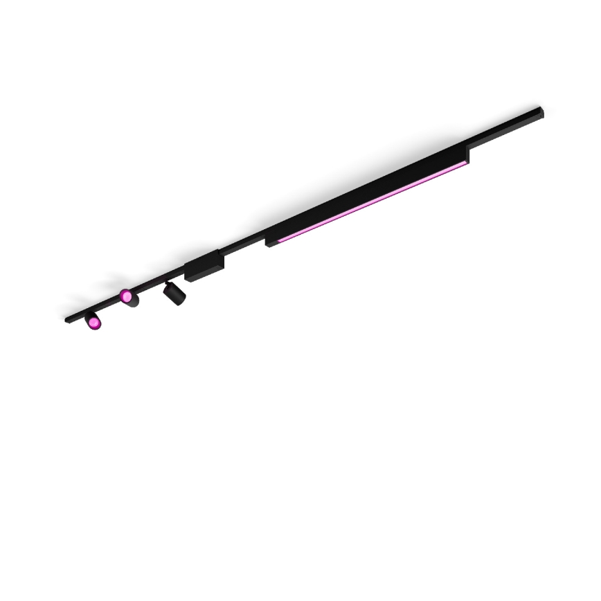 Philips - KOMPLEKT 4x LED RGB Hämardatav valgusti rööbassüsteemile Hue PERIFO LED RGB/44,6W/230V 2000-6500K