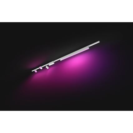 Philips - KOMPLEKT 4x LED RGB Hämardatav valgusti rööbassüsteemile Hue PERIFO LED RGB/44,6W/230V 2000-6500K