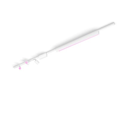 Philips - KOMPLEKT 4x LED RGB Hämardatav valgusti rööbassüsteemile Hue PERIFO LED RGB/44,6W/230V 2000-6500K