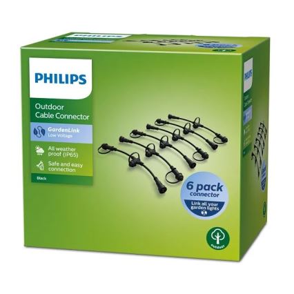 Philips - KOMPLEKT 6x Kaabli jätkuühendus IP65