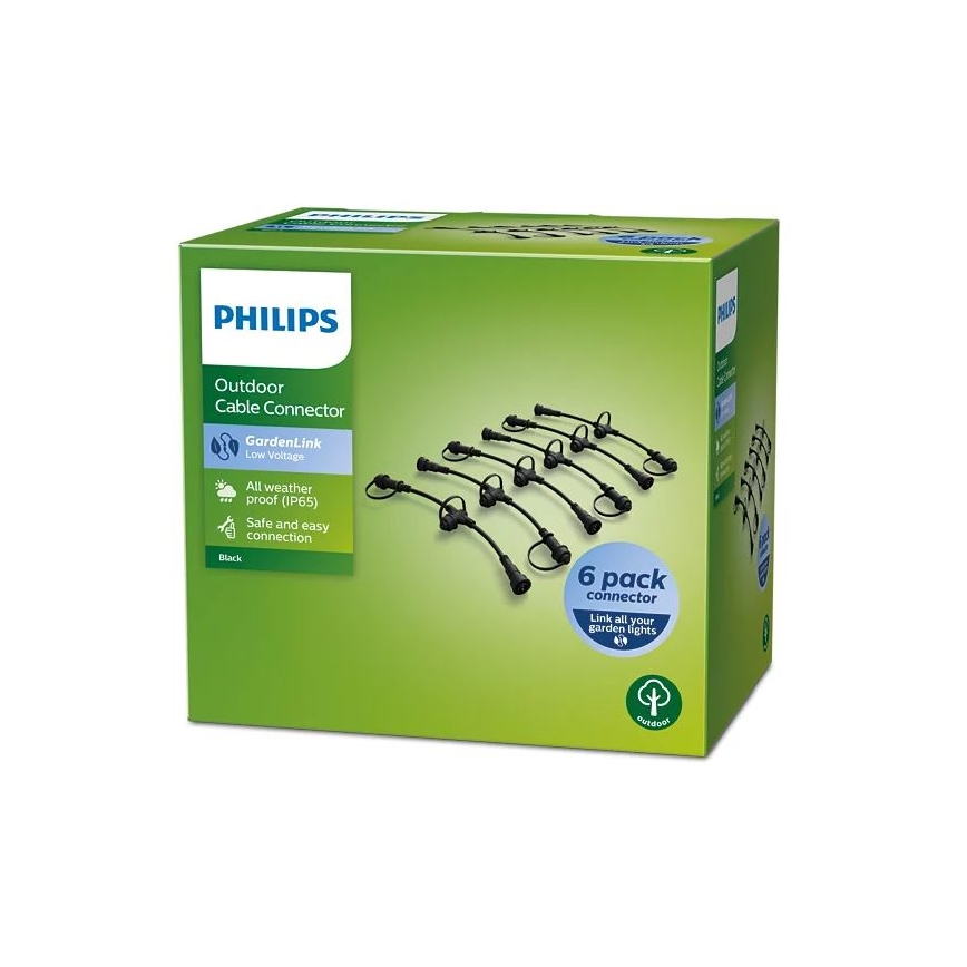 Philips - KOMPLEKT 6x Kaabli jätkuühendus IP65