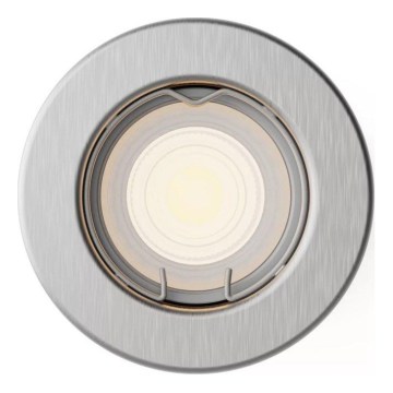 Philips - lae sissehitatav valgusti PERIDOT 1xGU10/7W/230V hõbedane