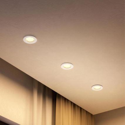 Philips - laesse paigaldatav valgusti PERIDOT 1xGU10/7W/230V valge