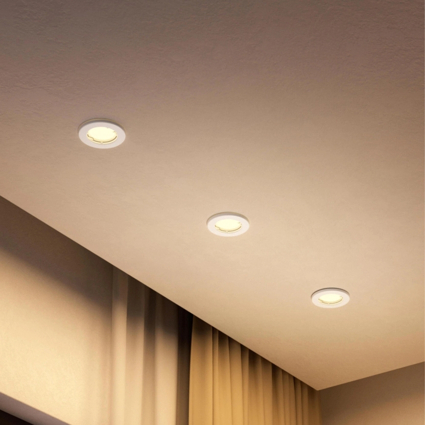 Philips - laesse paigaldatav valgusti PERIDOT 1xGU10/7W/230V valge