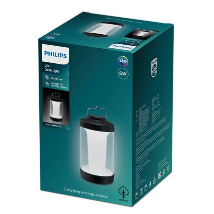 Philips - LED Hämardatav kaasaskantav lamp CICERO LED/6W/5V 4000 mAh IP54