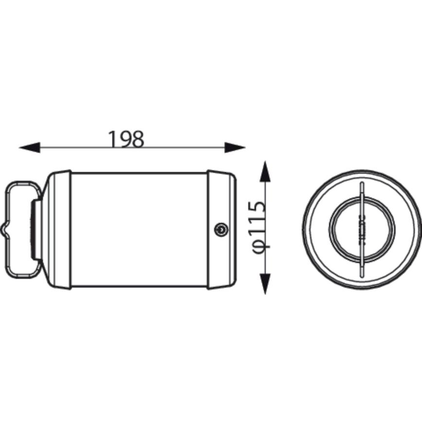 Philips - LED Hämardatav kaasaskantav lamp CICERO LED/6W/5V 4000 mAh IP54