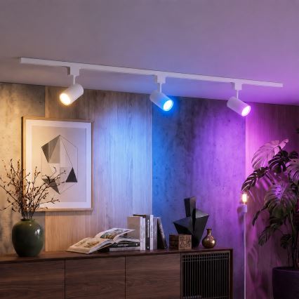 Philips - LED RGBW hämardatav suunav valgusti liistvalgustussüsteemis EASYLINK HUE 3xGU10/4,7W/230V 2200-6500K 1m valge