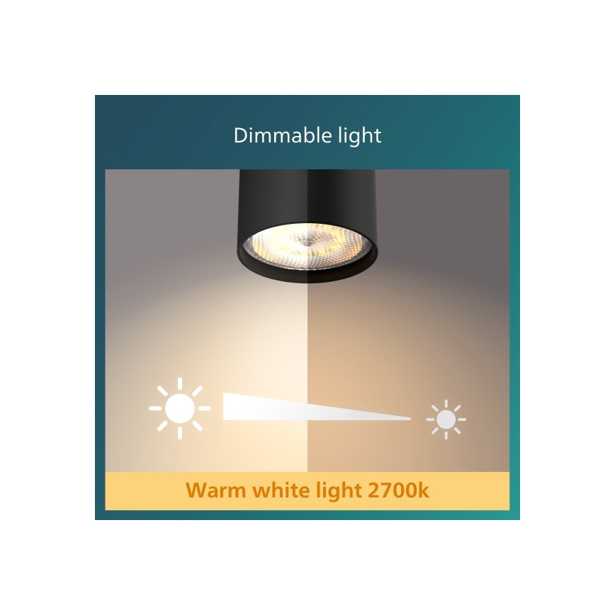 Philips - LED Hämardatav kohtvalgusti 2xLED/4,5W/230V