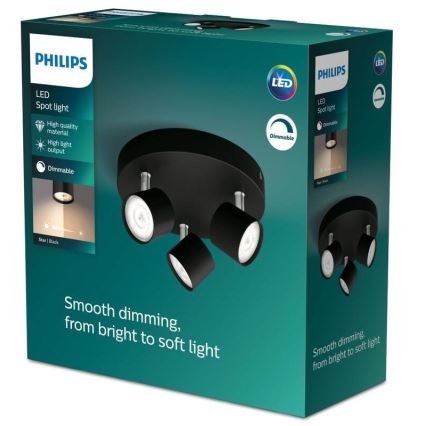 Philips - LED Hämardatav kohtvalgusti 3xLED/4,5W/230V