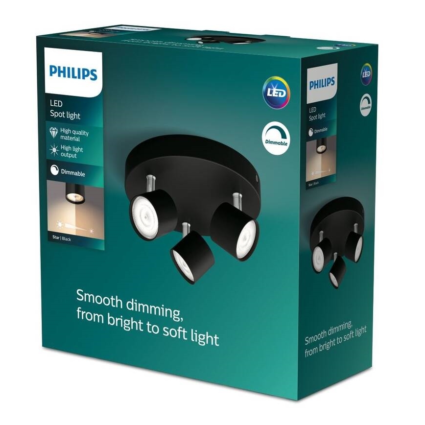Philips - LED Hämardatav kohtvalgusti 3xLED/4,5W/230V