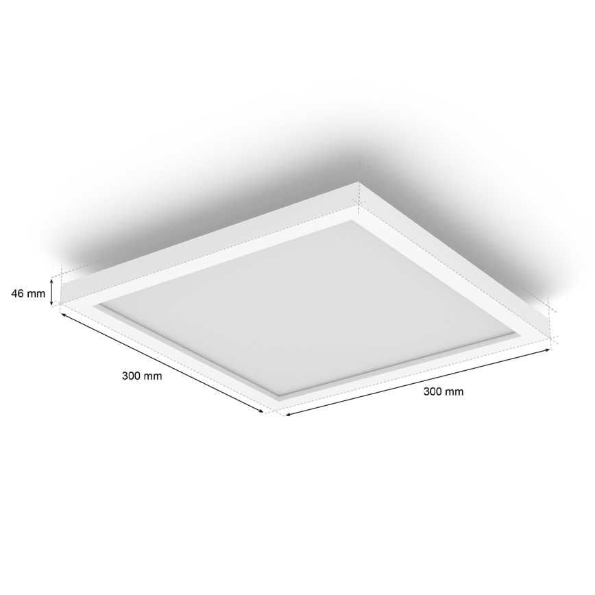 Philips - LED hämardatav laelamp Hue AURELLE LED/19W/230V 2200-6500K 30x30 cm valge