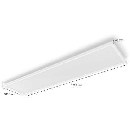Philips - Hue AURELLE hämardatav LED-laevalgusti LED/39W/230V 2200-6500K 120x30 cm valge