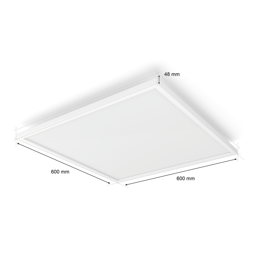 Philips - hämardatav LED-laelamp Hue AURELLE LED/39W/230V 2200-6500K 60x60 cm valge
