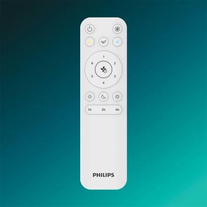 Philips - BLISS hämardatav laevalgusti ventilaatoriga LED/35W/230V valge + kaugjuhtimispult