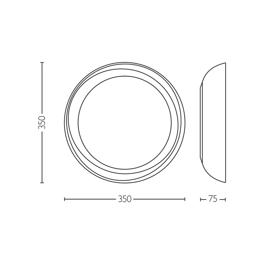 Philips - LED Hämardatav laevalgusti FLETA SCENE SWITCH LED/10W/230V 4000K läbipaistev