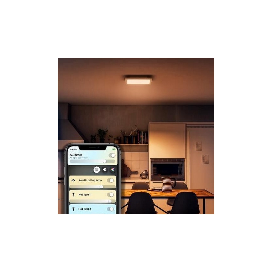 Philips - LED Hämardatav laevalgusti Hue AURELLE LED/19W/230V 2200-6500K + Pult