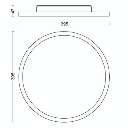 Philips - LED Hämardatav laevalgusti Hue LED/19W/230V 2200-6500K + kaugjuhtimispult