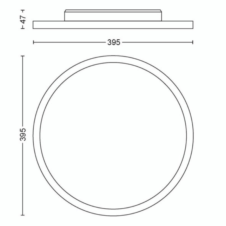 Philips - LED Hämardatav laevalgusti Hue LED/19W/230V 2200-6500K + kaugjuhtimispult