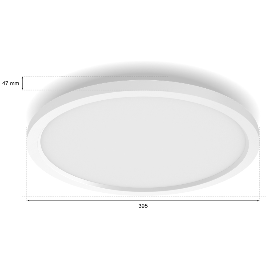 Philips - LED hämardatav laelamp Hue AURELLE LED/21W/230V 2200-6500K läbimõõt 39,5 cm valge