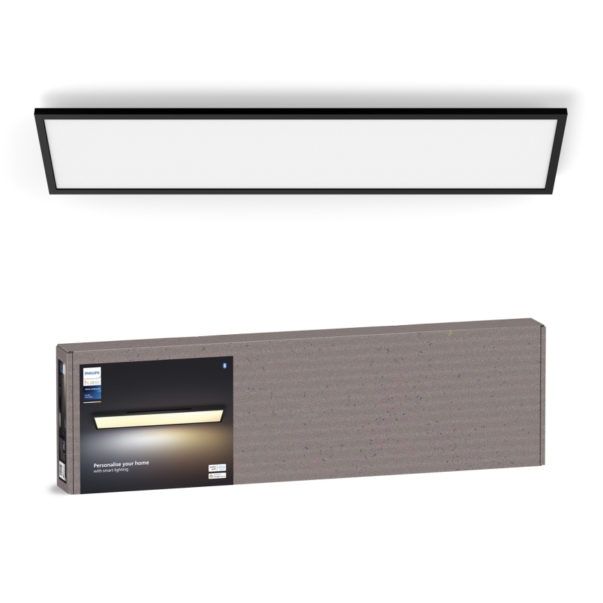 Philips - LED Hämardatav laevalgusti Hue AURELLE LED/39W/230V 2200-6500K 120x30 cm must