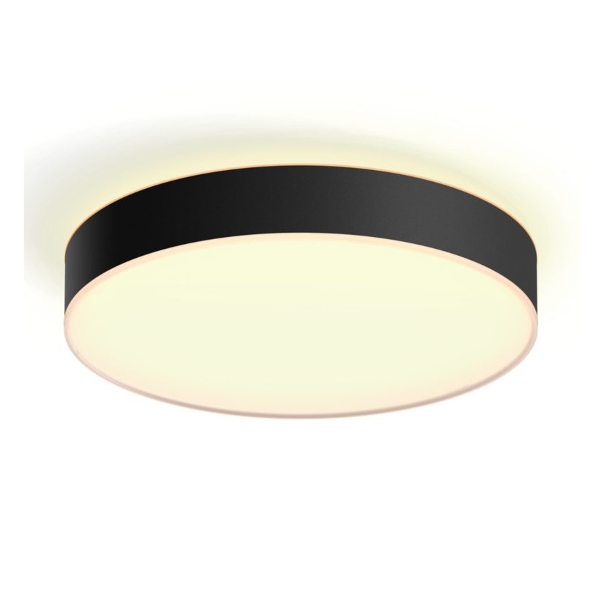 Philips - LED Hämardatav laevalgusti Hue LED/33,5W/230V 2200-6500K d. 425 mm must + kaugjuhtimispult