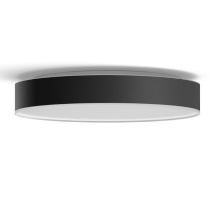 Philips - LED Hämardatav laevalgusti Hue LED/33,5W/230V 2200-6500K d. 425 mm must + kaugjuhtimispult