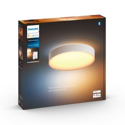 Philips - LED Hämardatav laevalgusti Hue LED/33,5W/230V 2200-6500K d. 425 mm valge + kaugjuhtimispult