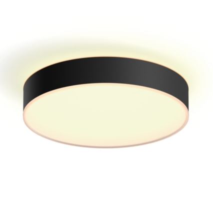 Philips - LED Hämardatav laevalgusti Hue LED/19,2W/230V 2200-6500K d. 381 mm must + kaugjuhtimispult