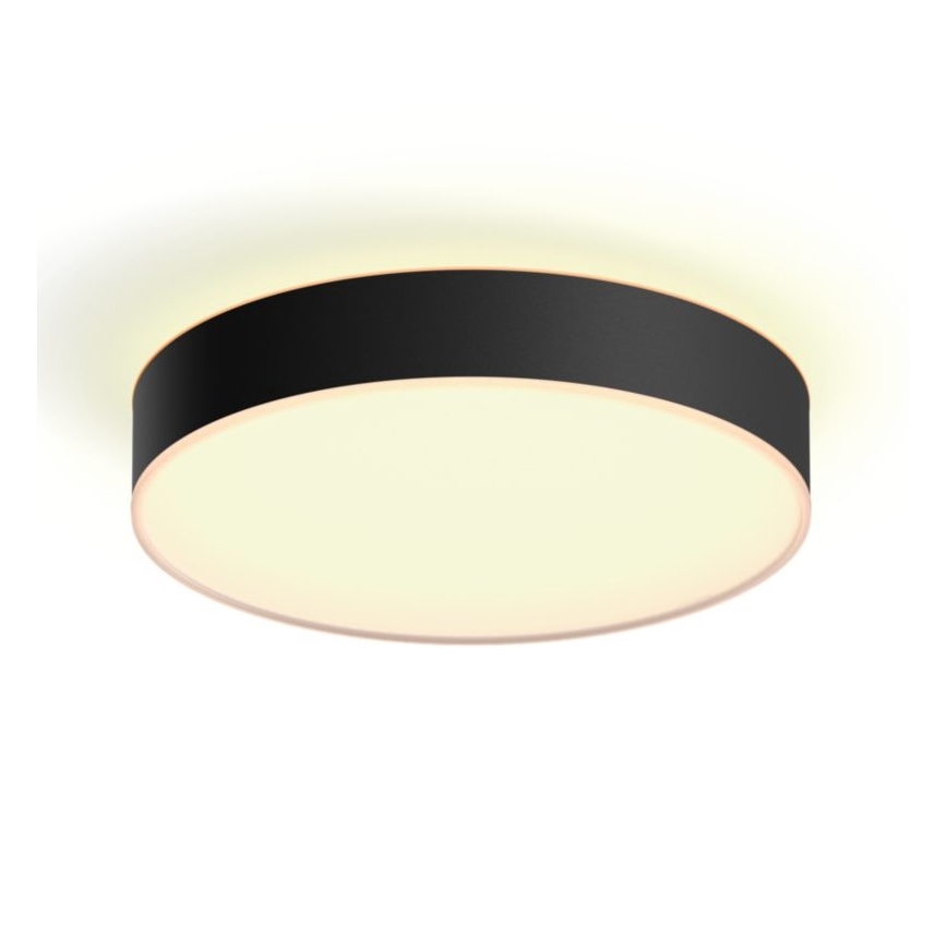Philips - LED Hämardatav laevalgusti Hue LED/19,2W/230V 2200-6500K d. 381 mm must + kaugjuhtimispult