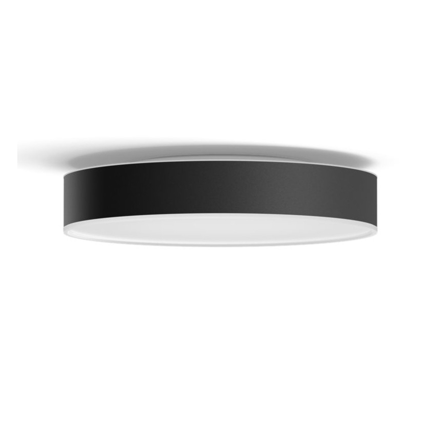 Philips - LED Hämardatav laevalgusti Hue LED/19,2W/230V 2200-6500K d. 381 mm must + kaugjuhtimispult