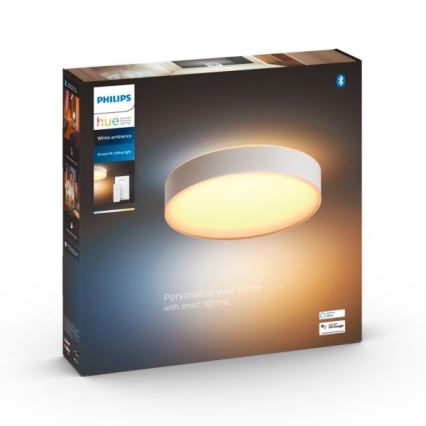 Philips - LED Hämardatav laevalgusti Hue LED/19,2W/230V 2200-6500K d. 381 mm valge + kaugjuhtimispult