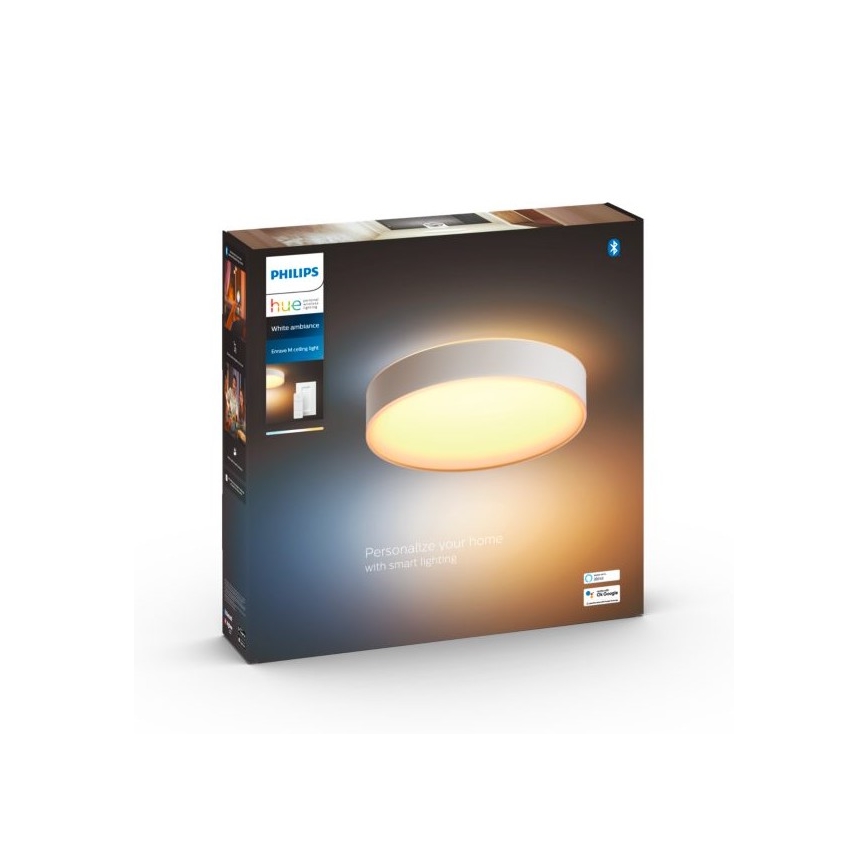 Philips - LED Hämardatav laevalgusti Hue LED/19,2W/230V 2200-6500K d. 381 mm valge + kaugjuhtimispult