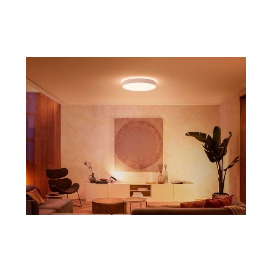 Philips - LED Hämardatav laevalgusti Hue LED/48W/230V 2200-6500K d. 551 mm valge + kaugjuhtimispult