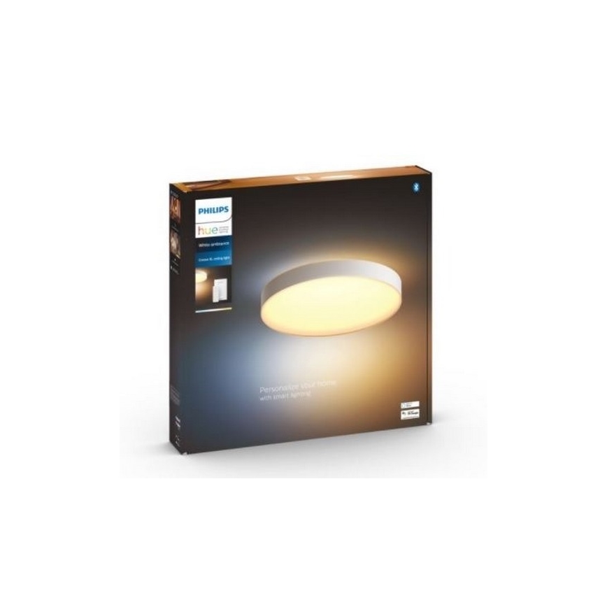 Philips - LED Hämardatav laevalgusti Hue LED/48W/230V 2200-6500K d. 551 mm valge + kaugjuhtimispult