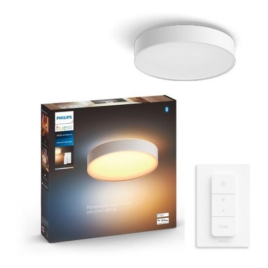 Philips - LED Hämardatav laevalgusti Hue LED/19,2W/230V 2200-6500K d. 381 mm valge + kaugjuhtimispult